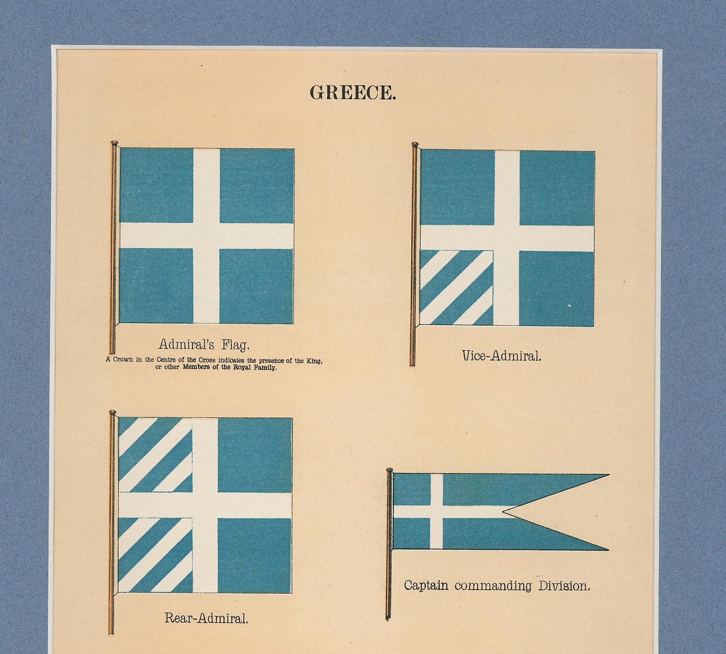 Greece Pennants - Print by Unknown