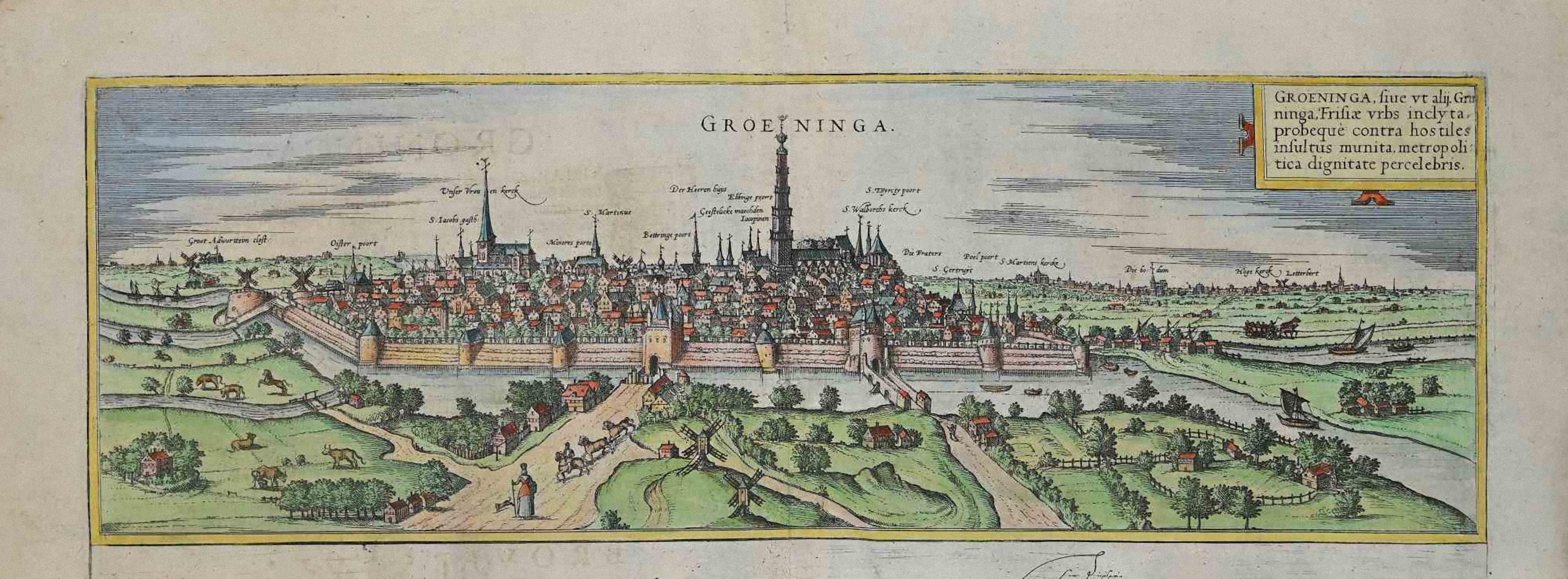 Unknown Figurative Print - Groeninga - Etching - Late 16th Century