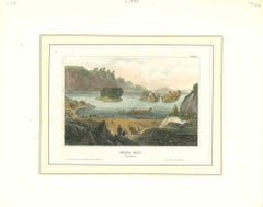 Gullo Fall - Original Lithograph - Mid-19th Century