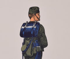 Gurkha 9th Bengal Infantry Institute of Army Education uniform lithograph