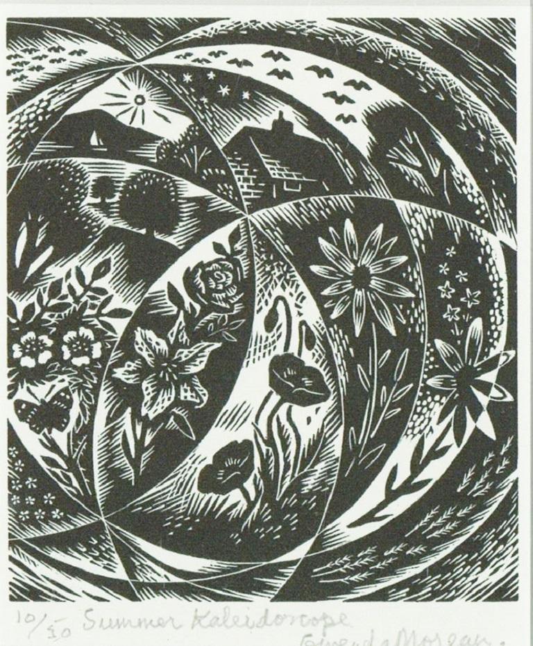 Gwenda Morgan (1908-1991) - Framed Wood Engraving, Summer Kaleidoscope - Print by Unknown