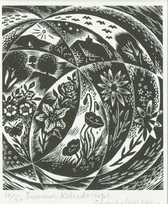 Gwenda Morgan (1908-1991) - Framed Wood Engraving, Summer Kaleidoscope