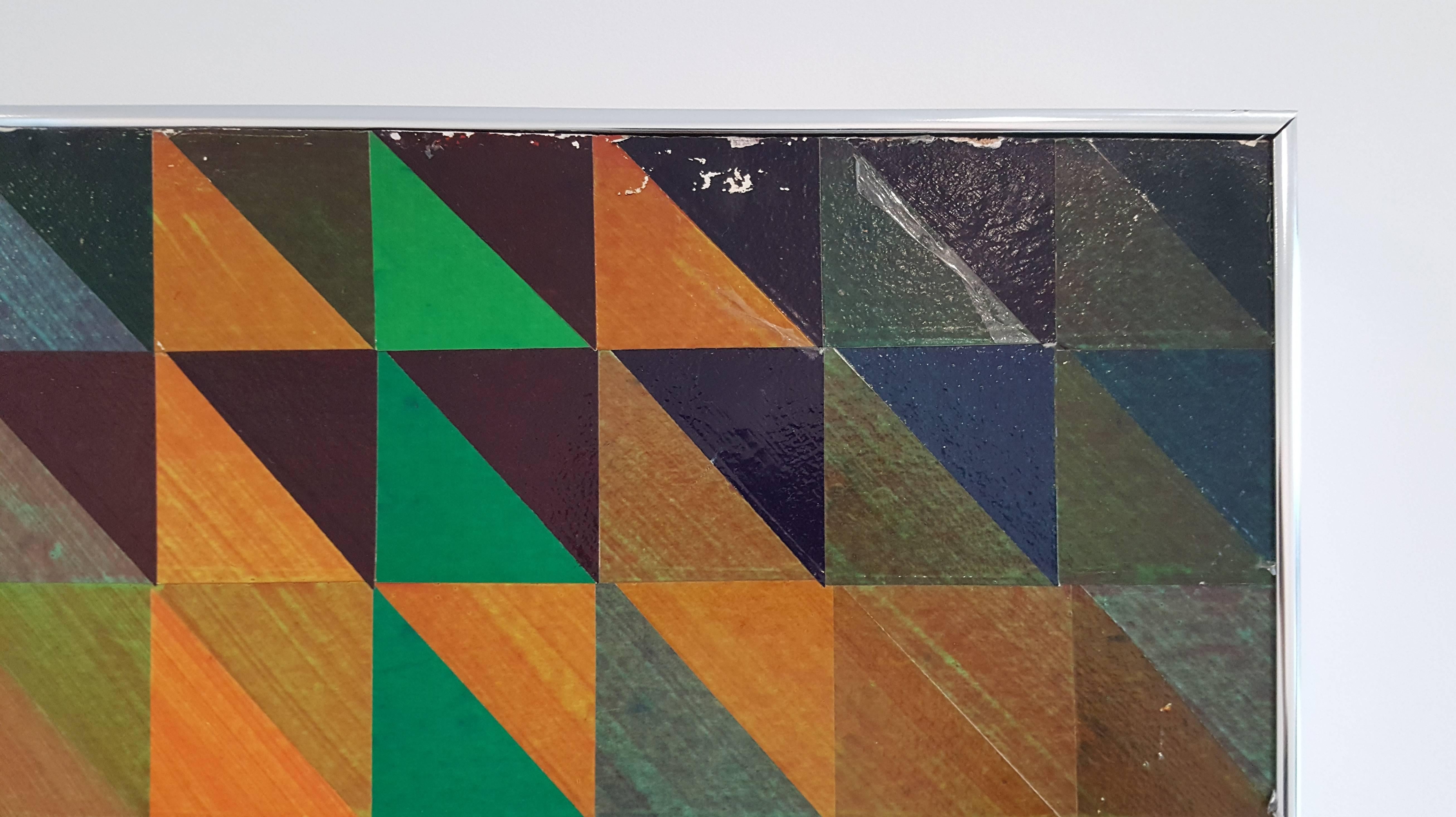 Collage de papier peint à la main attribué à Sven Markelius pour Illums Bolighus en vente 1