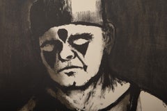 Harlequin, Surrealist Lithograph by Aubrey Schwartz