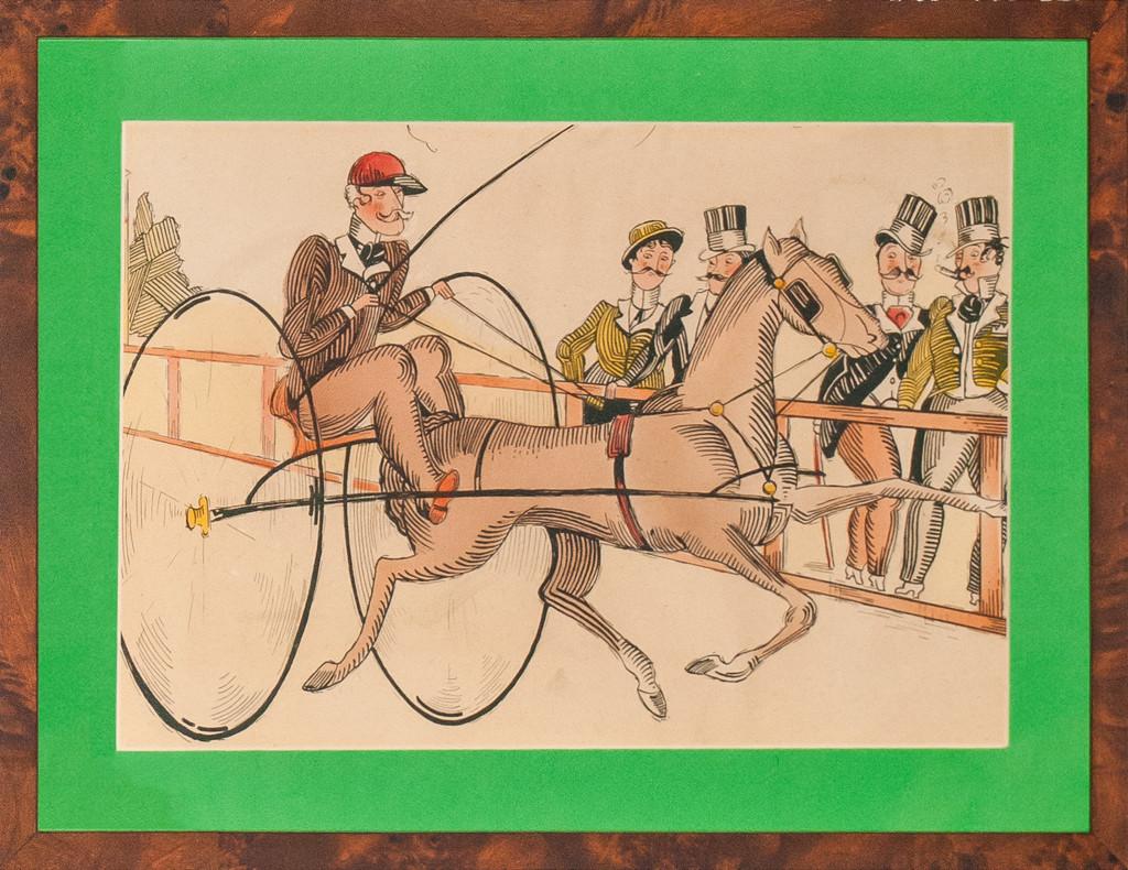 "Harness Trotter" - Print by Unknown