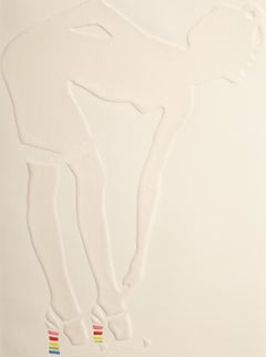 Head over Heels, Intaglio Etching with Aquatint by Joe Durante