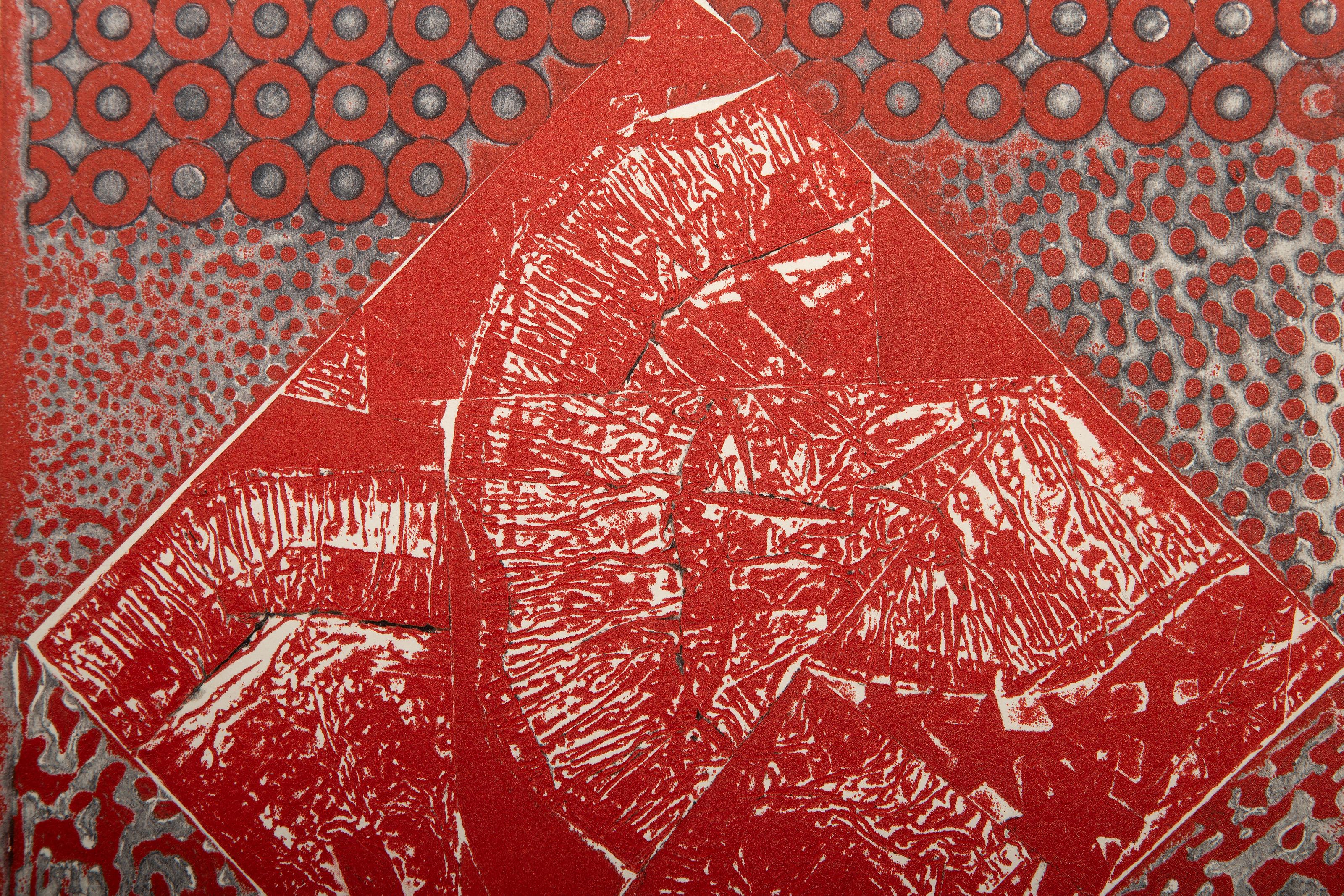 Diamante riscaldato, acquaforte espressionista astratta di Jim McCormick - Print di JIm McCormick