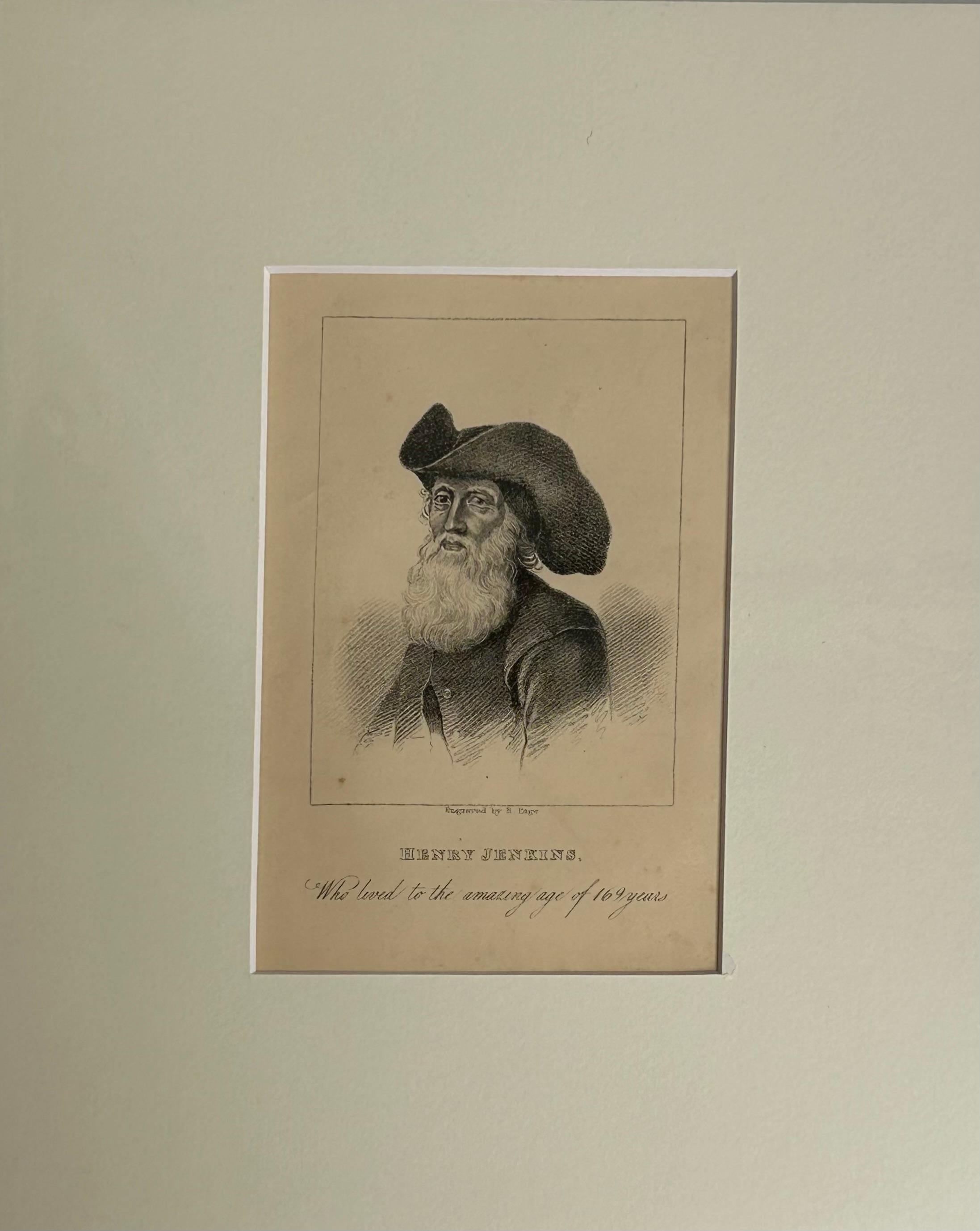 Henry Jenkins - Who lived to the amazing age of 169 years - Print by Unknown
