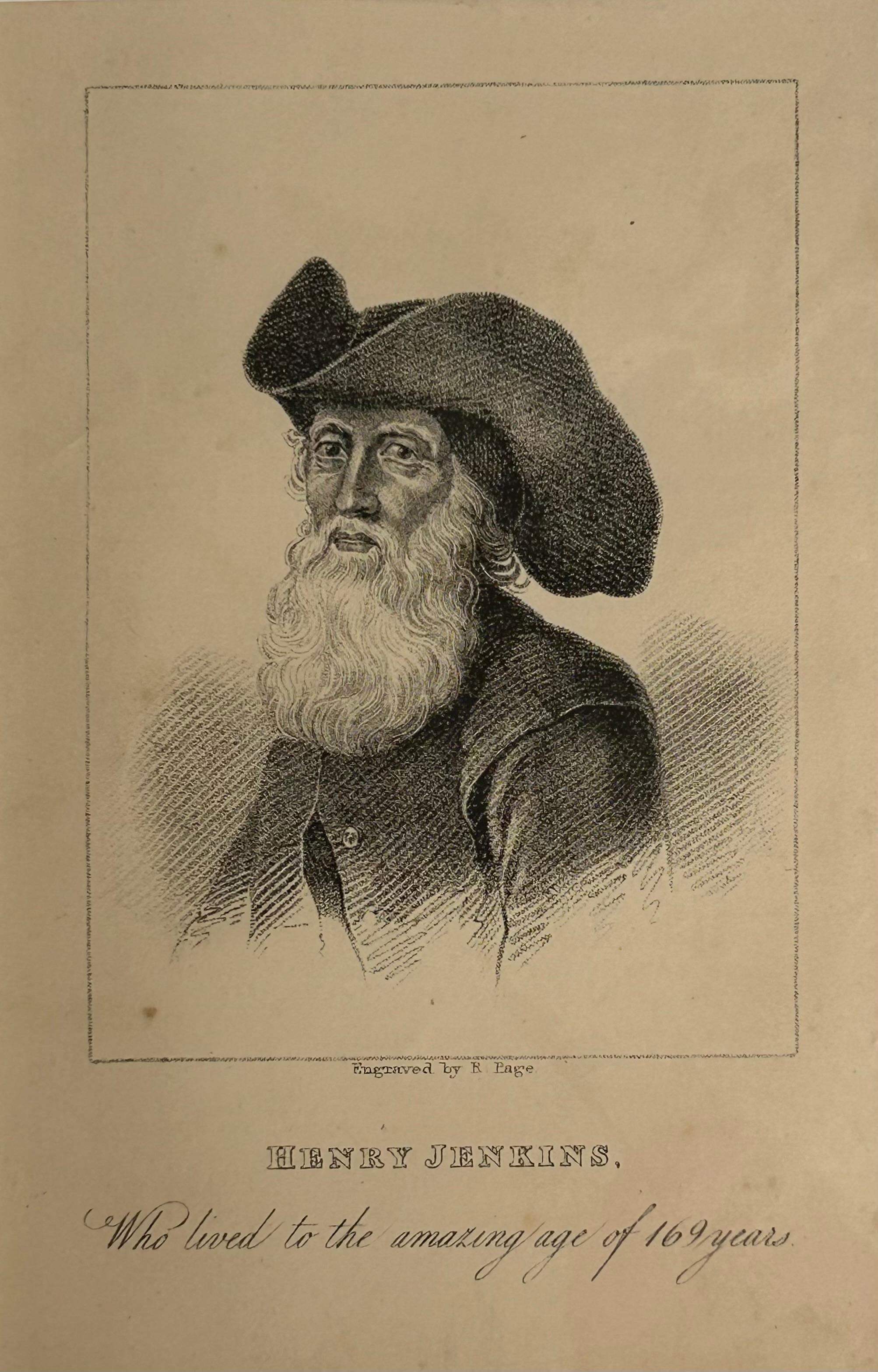 Unknown Figurative Print - Henry Jenkins - Who lived to the amazing age of 169 years