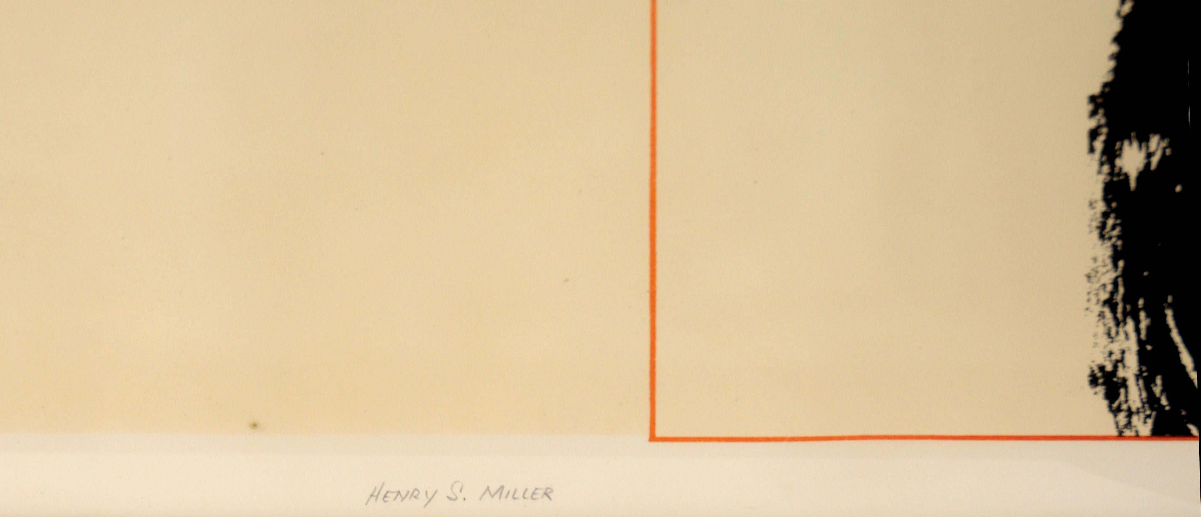 „Henry S. Miller“ Lithographie in Tinte auf Papier, #3 von 8, Lithographie im Angebot 3