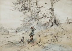 Henry Wilkinson RE (1921-2011) - Framed 20th Century Etching, Pheasant Shoot