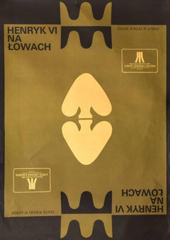 Affiche vintage Henryk VI na Lowach, 1974