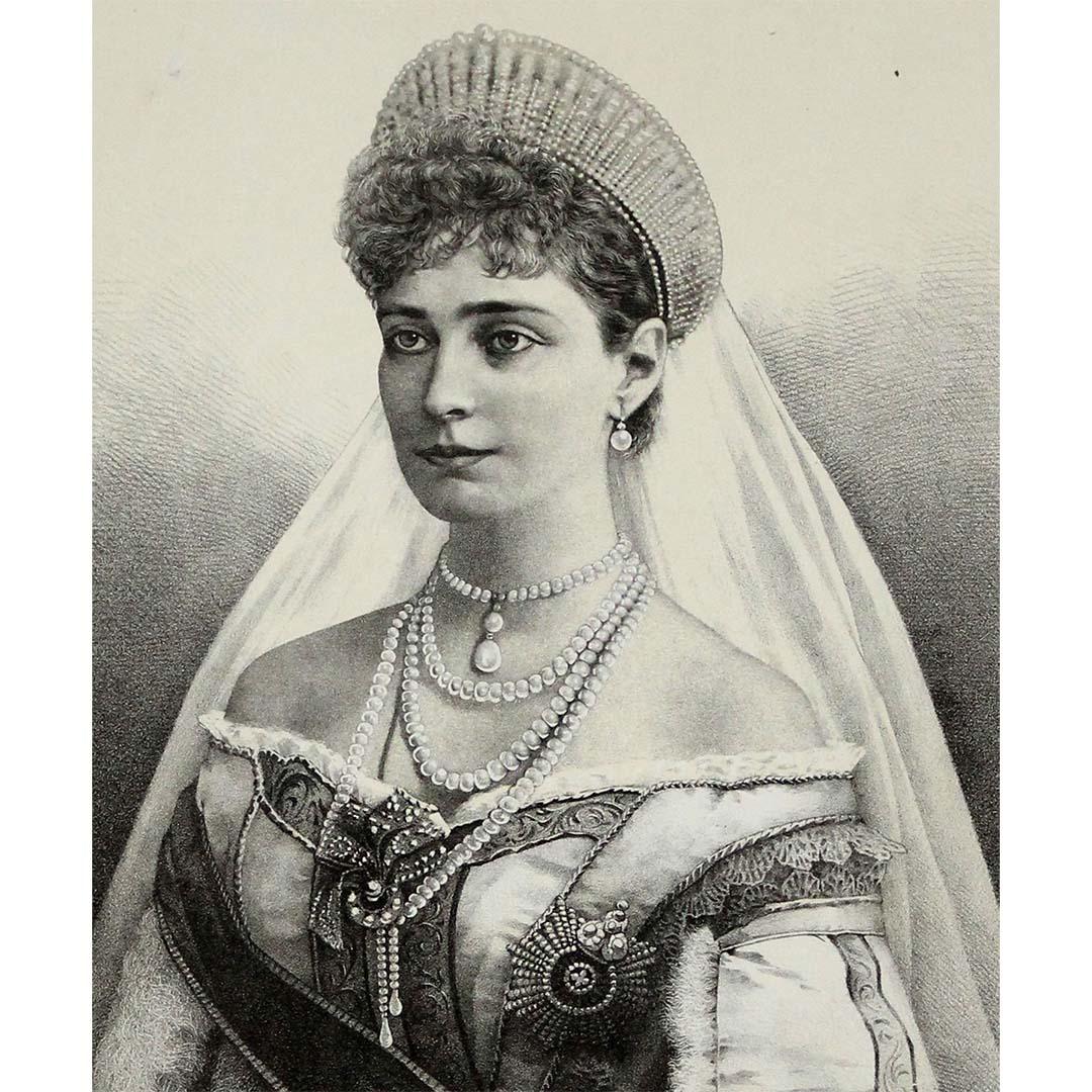 Her Imperial Majesty Empress Alexandra Feodorovna, consort of Nicholas II For Sale 1