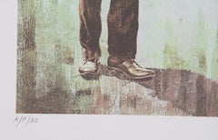 High Hopes, Folk Art Lithograph by Vic Herman