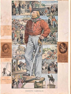 History of Giuseppe Garibaldi - Photolithograph - 1935