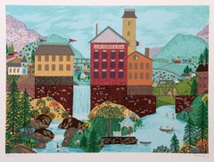 HM Lewis Building, Volkskunst-Raumteiler von Jack Hofflander