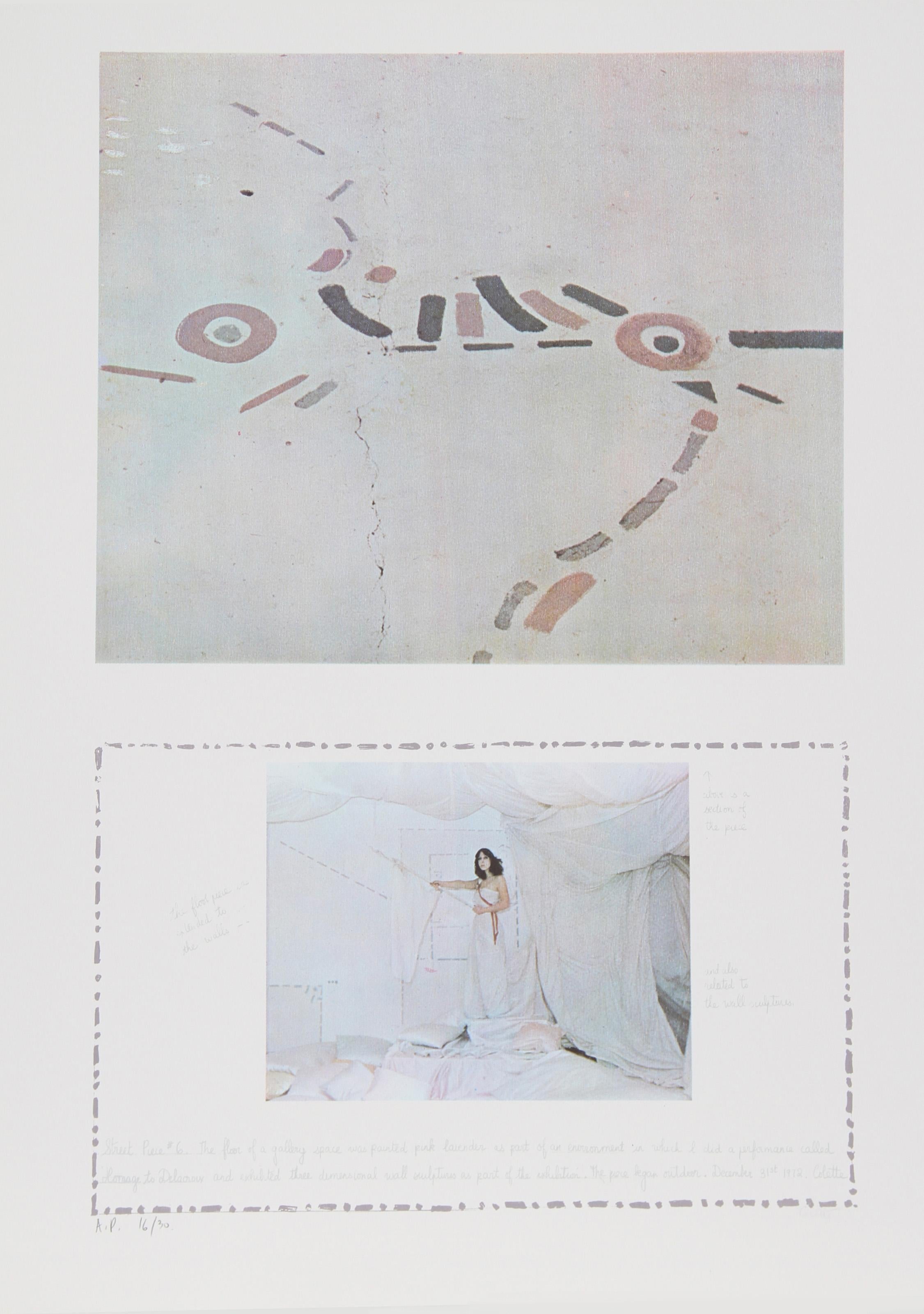 Colette (alias Colette Justine), tunisina/americana (1952 - ) - Omaggio a Delacroix, Anno:  1979, Medio:  Litografia, firmata e numerata a matita, Edizione:  200, AP 30, Dimensione immagine:  26 x 17 pollici, Dimensioni:  30 pollici x 22 pollici