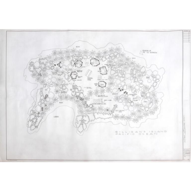 Die Heimat von Gilligan (Gilligans Insel), 2015

Zusätzliche Informationen:
Medium: Tinte und Bleistift auf Vellum
Abmessungen: 24 × 36 Zoll (61 × 91,4 cm)

Mark Bennetts (geb. 1956, Tennessee) skurrile Werke beschäftigen sich in extremer Weise mit