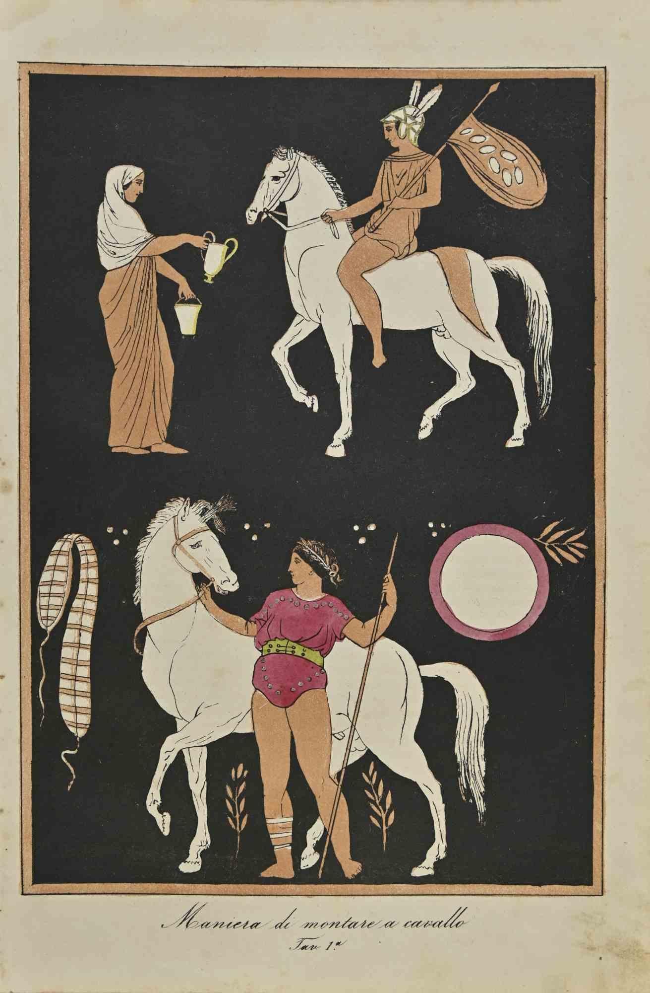 How to Ride a Horse - Lithograph - 1862
