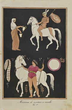 How to Ride a Horse - Lithograph - 1862