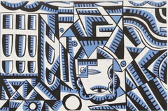 Ian MacIntyre (b.1958) - 20th Century Linoprint, Tummel Bridge