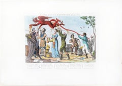 Il Gran Diavolo distributore dell'Oro – Radierung 1815-1850