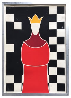 THE KING - H.C. color screenprint signed Antonio Thellung