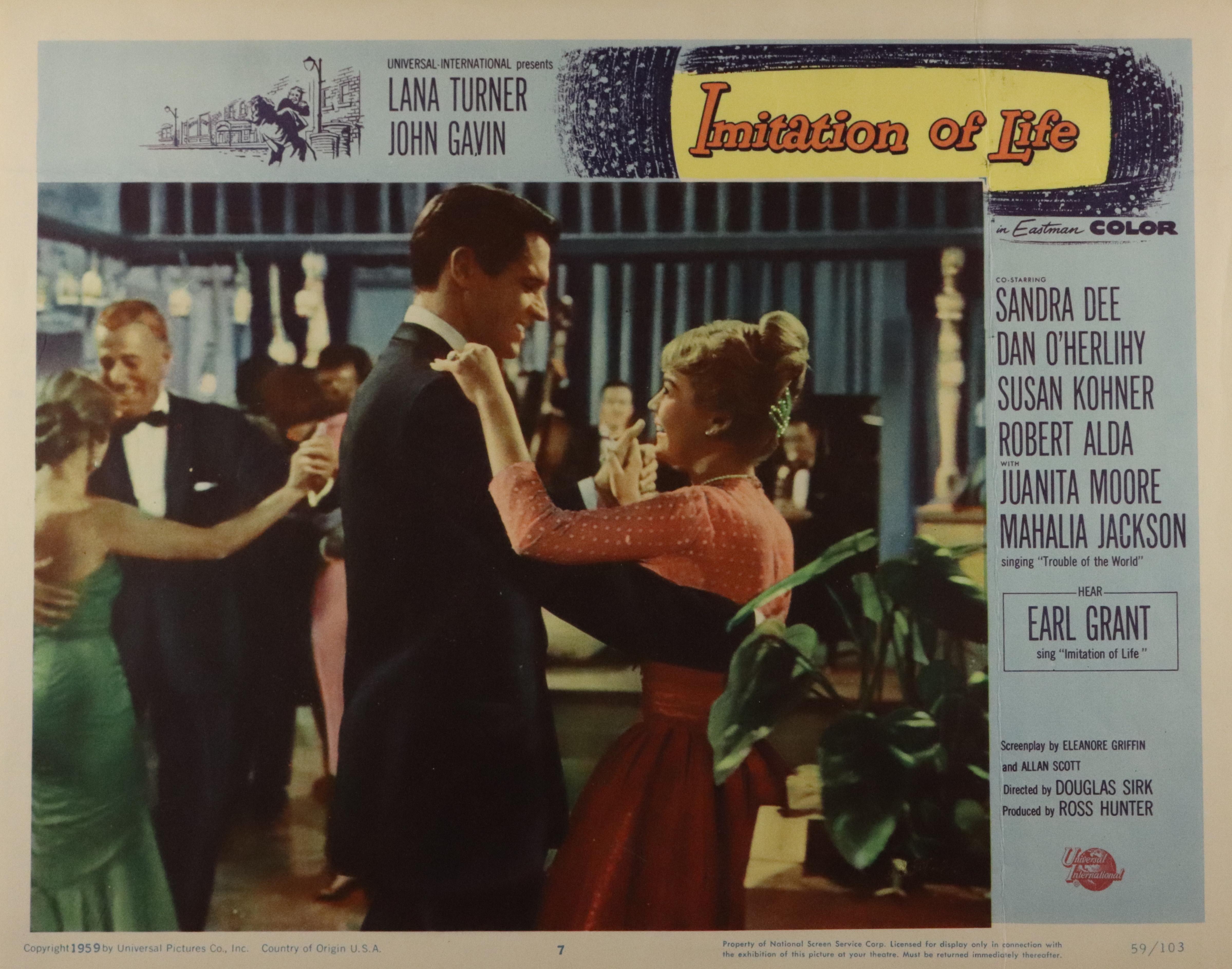 Unknown Abstract Photograph - "Imitation of Life", Lobby Card, USA 1959