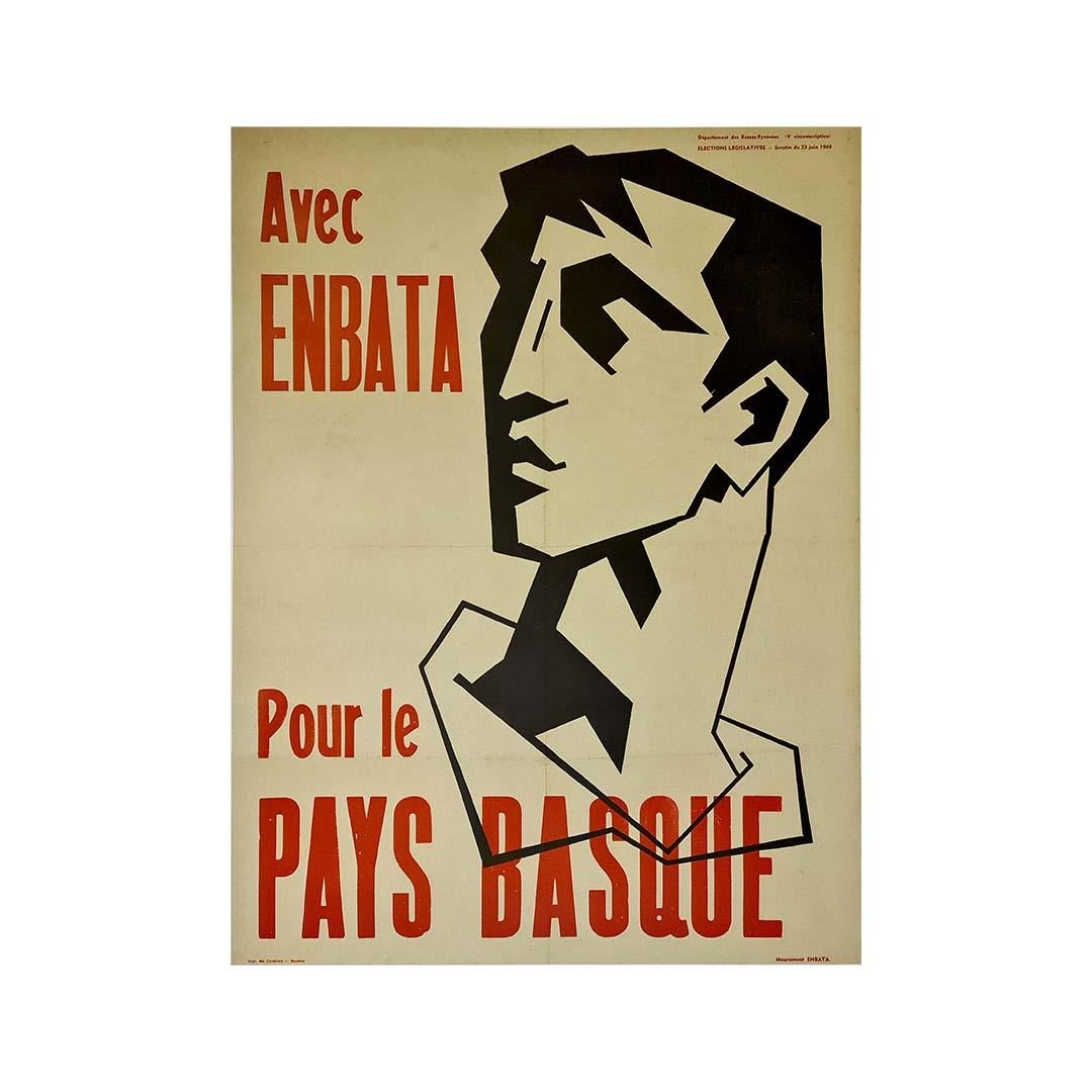 In 1968, a striking political poster emerged as a powerful symbol of solidarity and identity for the Basque Country. This original poster, featuring the message 