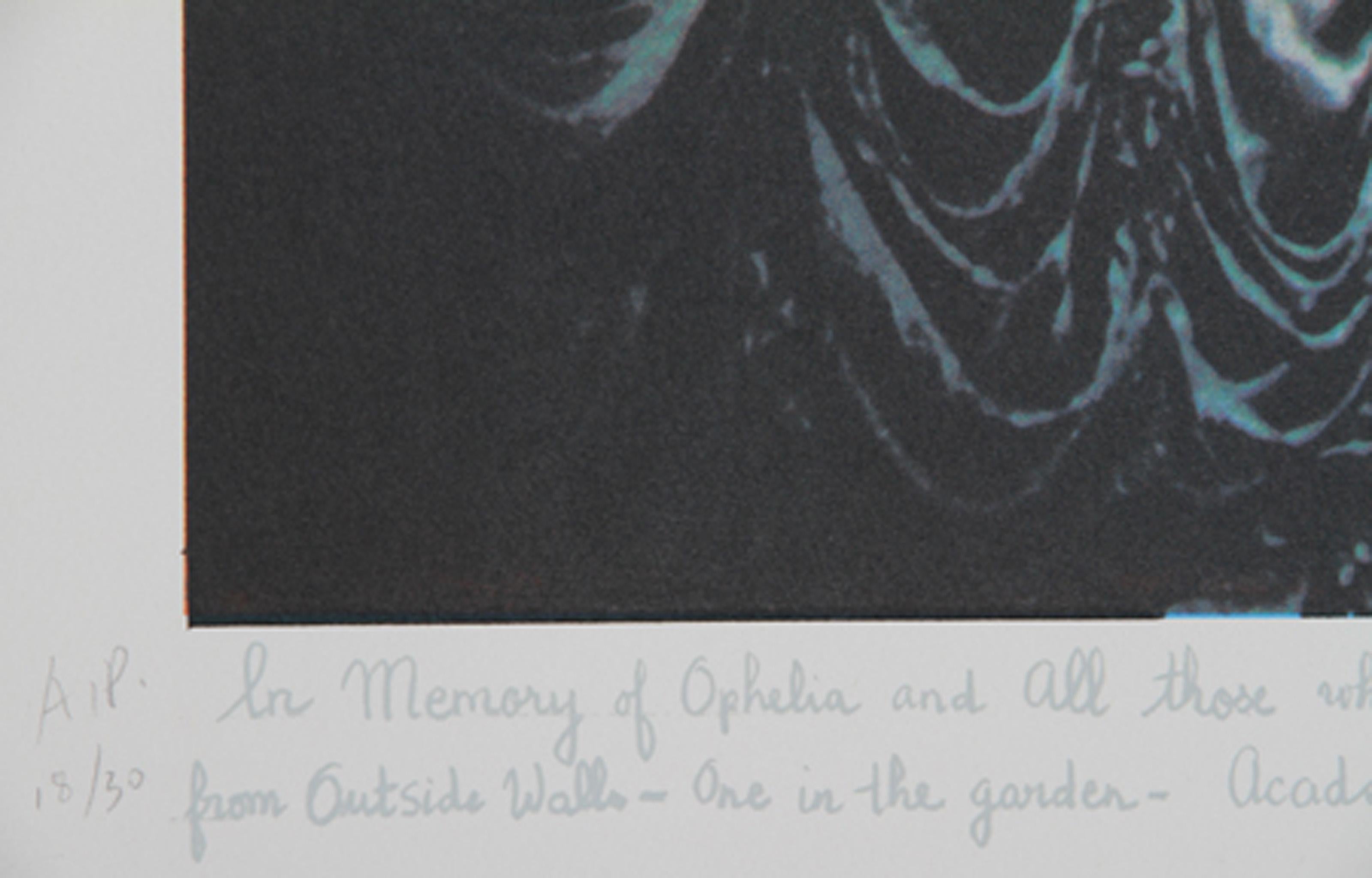 En memoria de Ofelia, litografía contemporánea de Colette en venta 2
