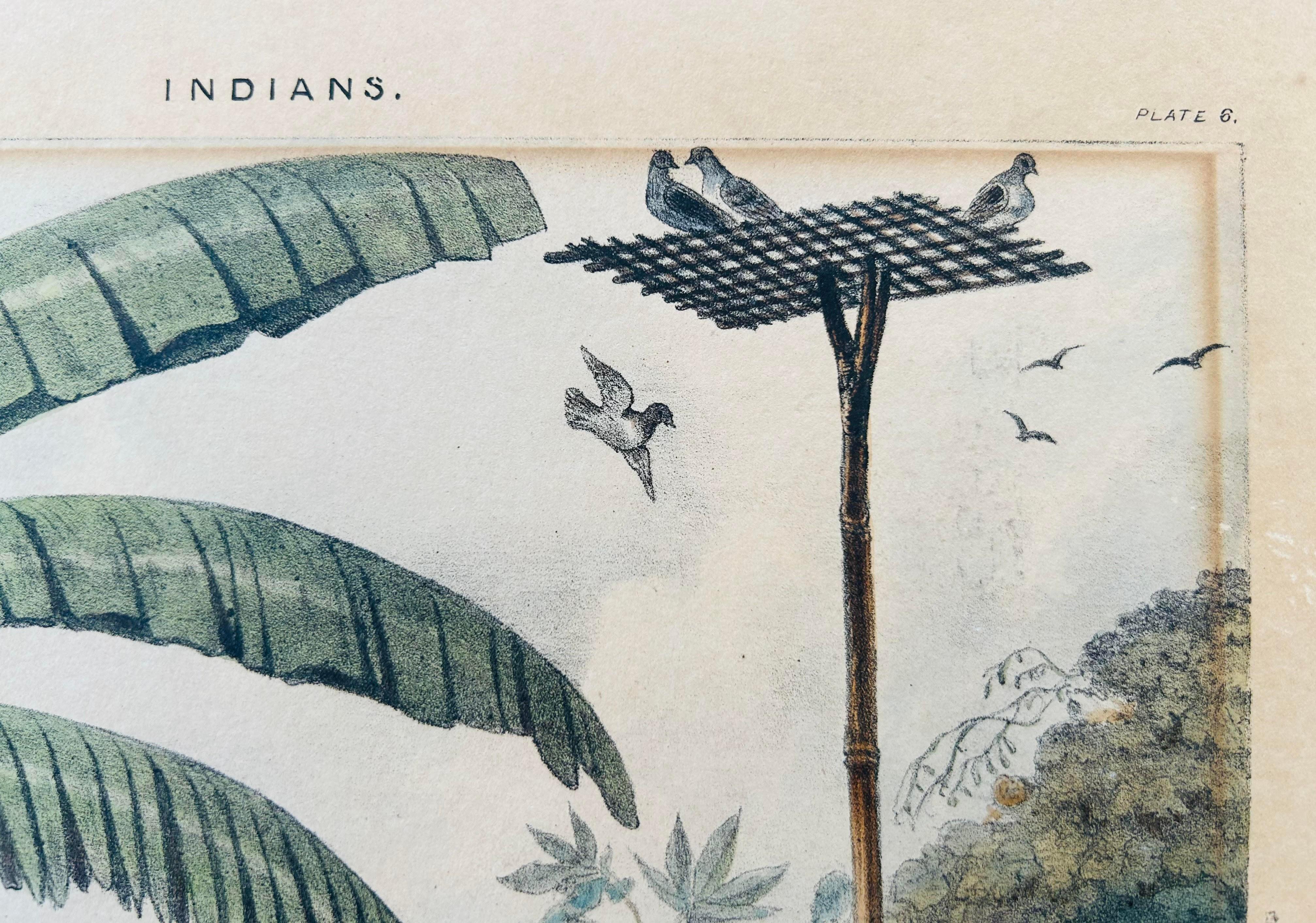 hand painted lithograph
