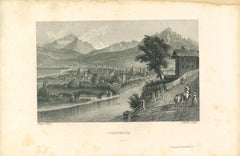Innspruck - Original Lithograph - Early-19th Century