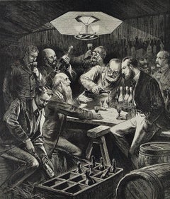 "Inspection Tour in the Wine Vaults", 1876 Philadelphia Centennial Exposition