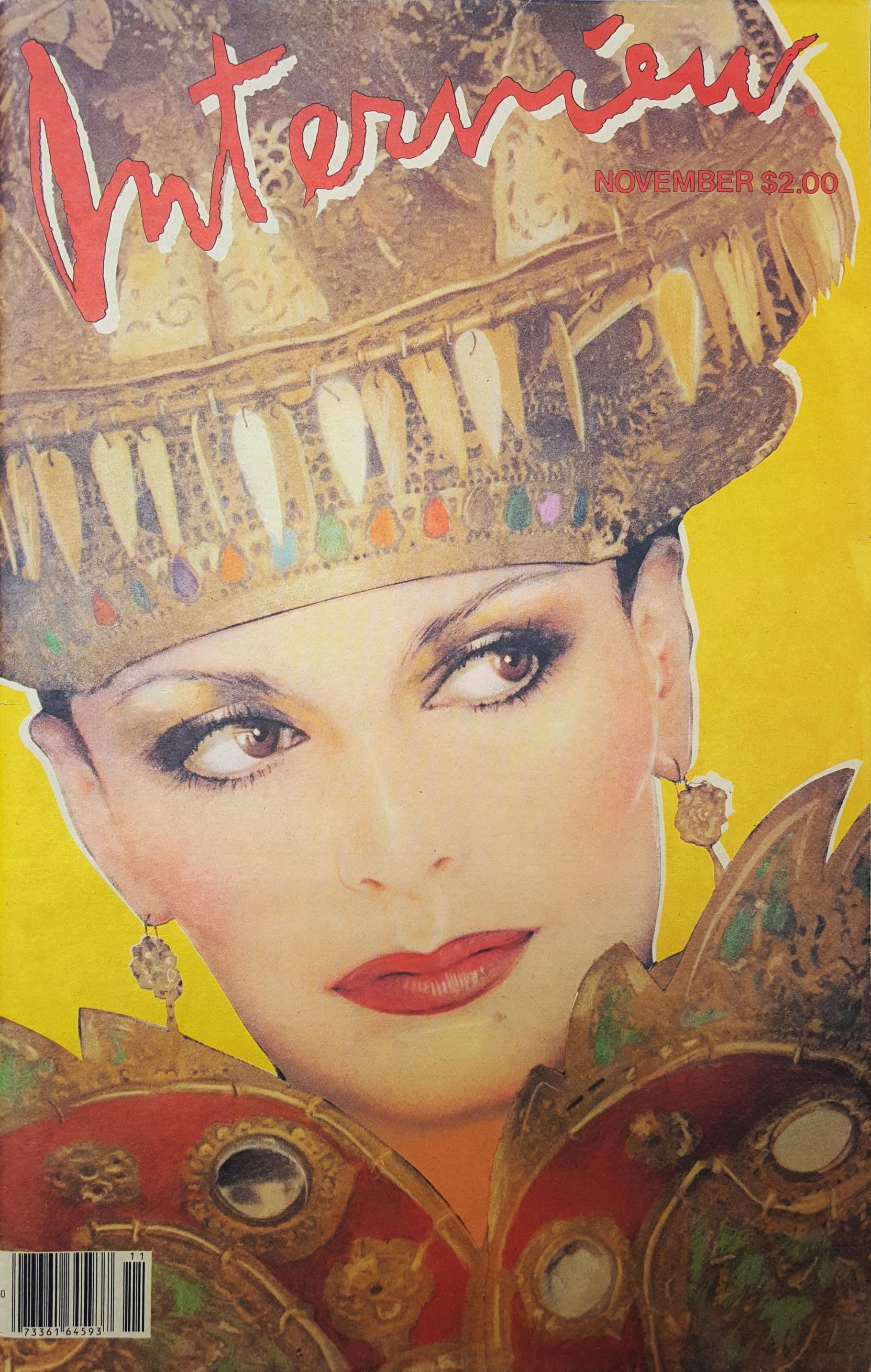 Interview Magazine (Diane von Furstenberg) (Signed by Andy Warhol) /// Pop Art - Print by Unknown