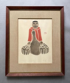 Inuit Print, Signature To Identify