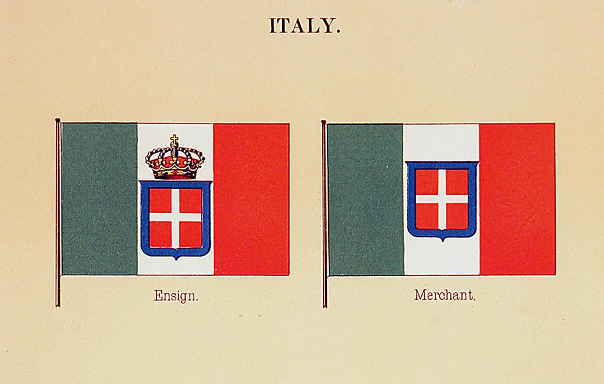italy flag old