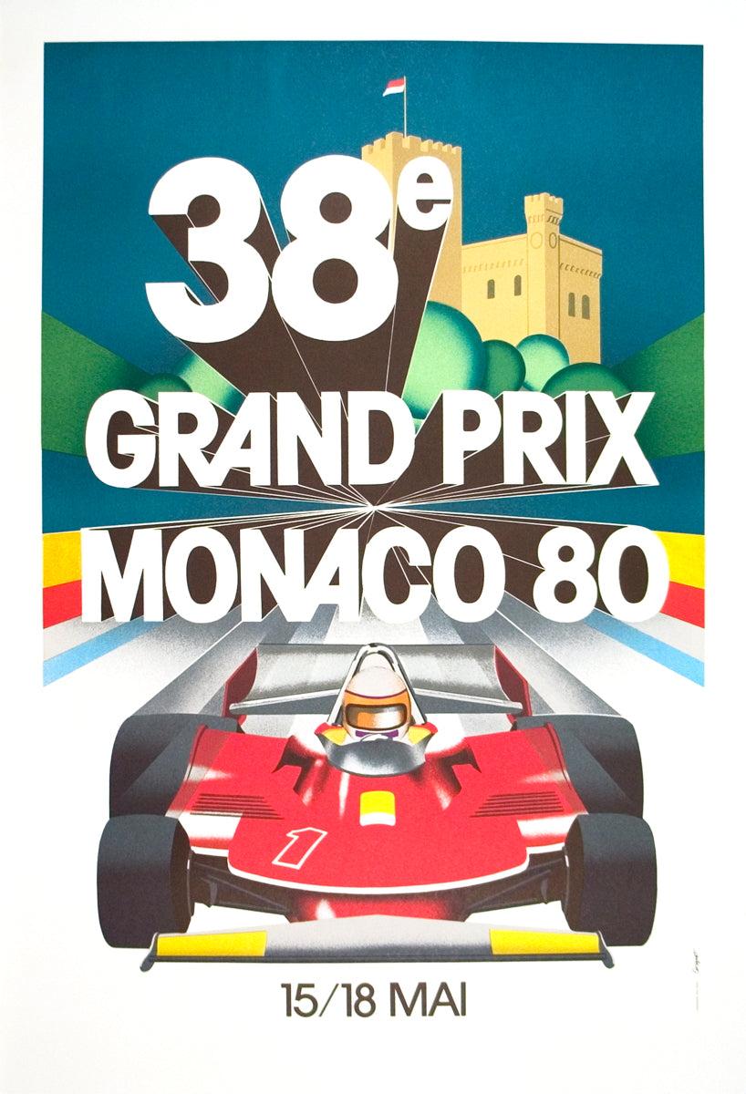J. Grognet, « Grand Prix de Monaco 1980 », 1980 - Print de Unknown