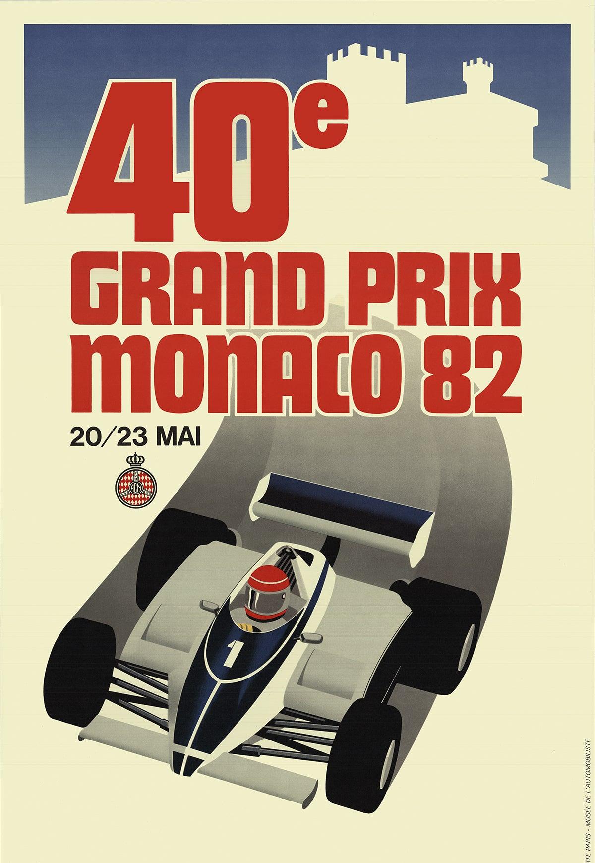 J. Grognet 'Monaco Grand Prix 1982' 1982 - Print by Unknown