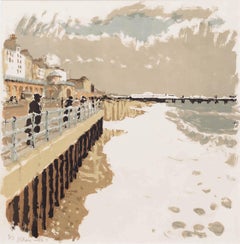 J. R. May - 1962 Sérigraphie, Brighton's West Pier