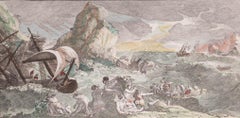 Jacques Rigaud (1680-1754) - 19th Century Engraving, The Shipwreck