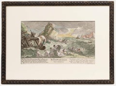 Jacques Rigaud (1680-1754) - 19th Century Engraving, The Shipwreck