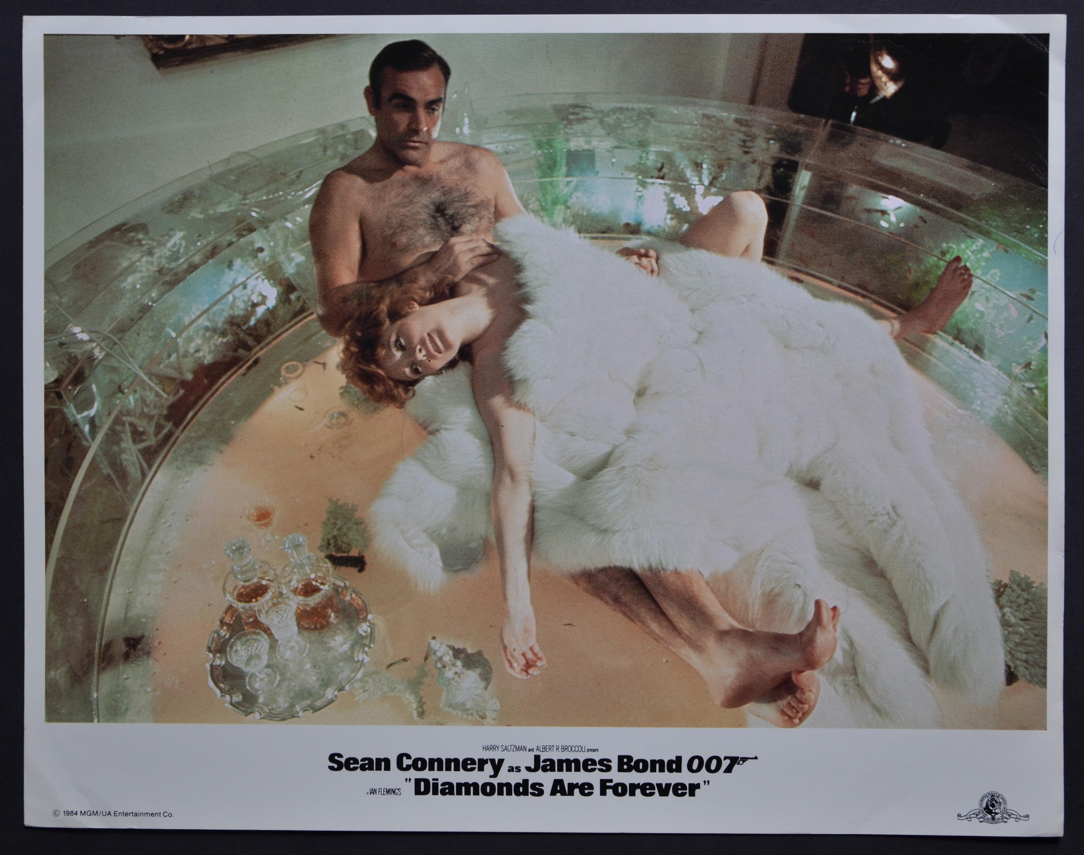 Unknown Interior Print - "James Bond 007 - Diamands are foever" Original Lobby Card, UK 1971 