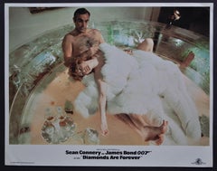 "James Bond 007 - Diamands are foever" Original Lobby Card, UK 1971 