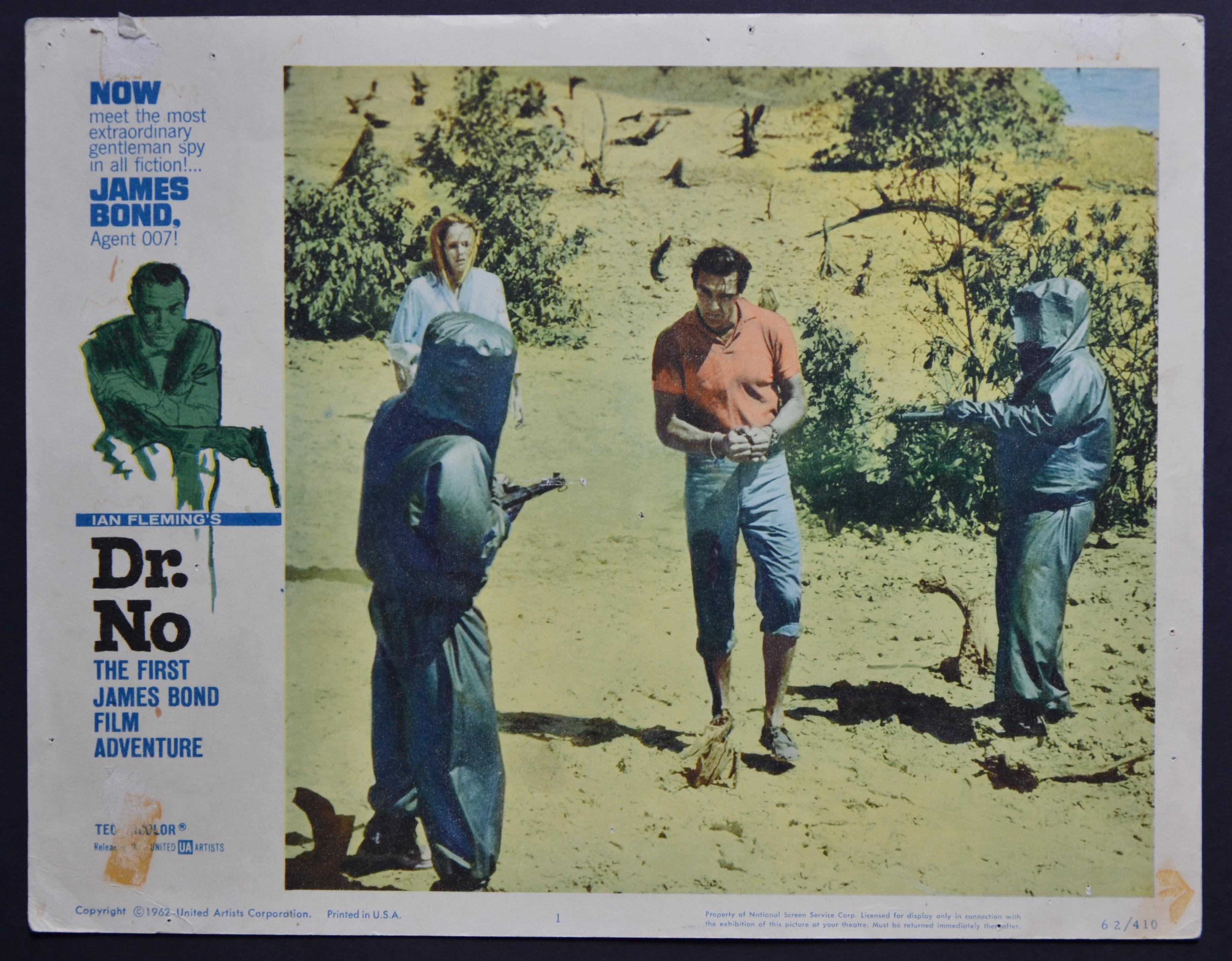 Unknown Interior Print - "James Bond 007 - Dr. No" Original Lobby Card, UK 1962