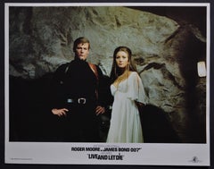 "James Bond 007 - Vivi e lascia morire" Lobby Card originale, Regno Unito 1973
