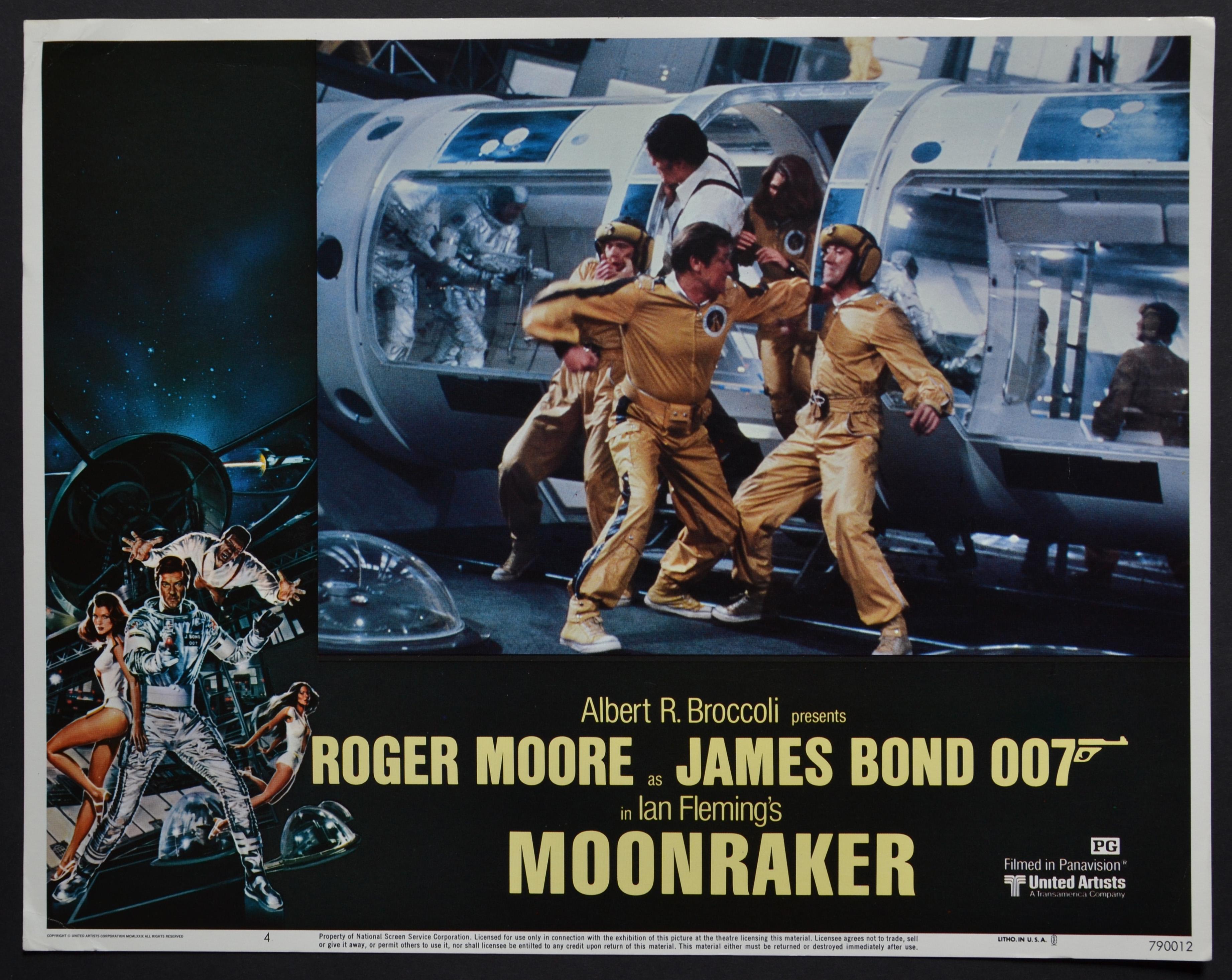 Unknown Interior Print - "James Bond 007 - Moonraker" Original Lobby Card, UK 1979