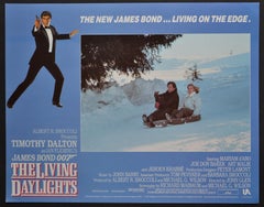 Vintage "James Bond 007 - The living daylights" Original Lobby Card, UK 1987