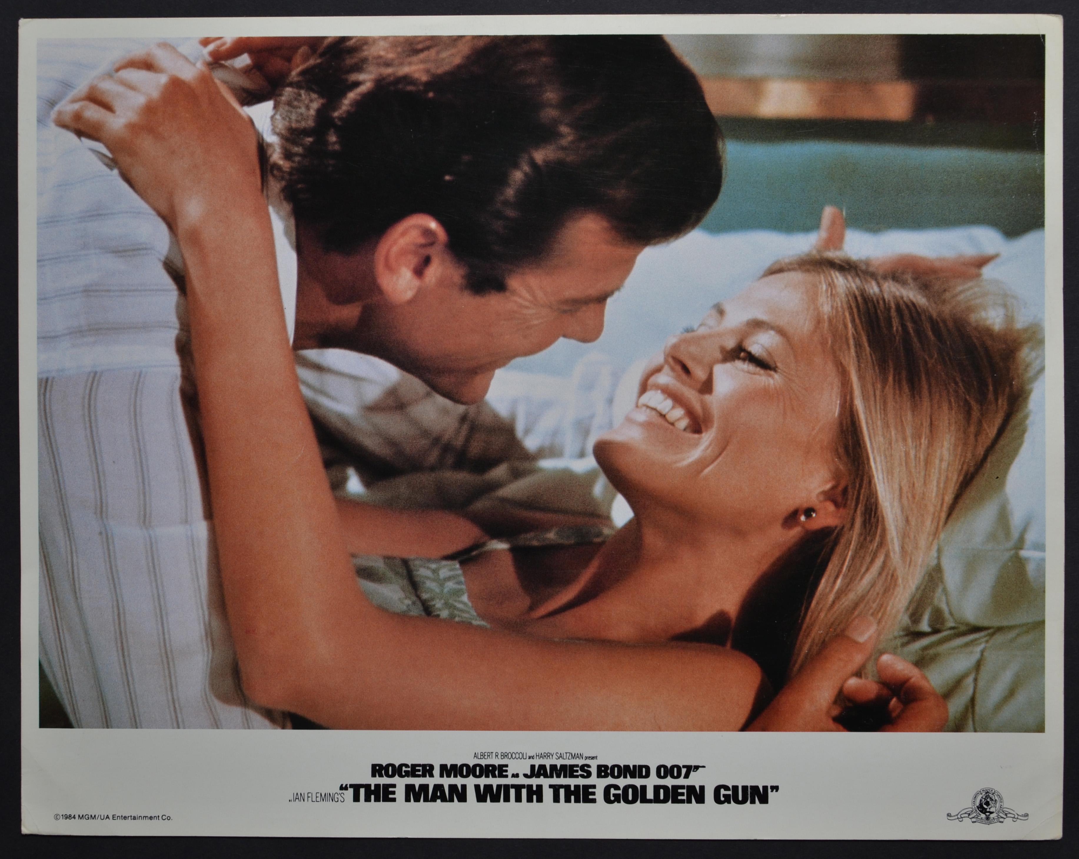 Unknown Interior Print - "James Bond 007 - The man with the golden gun" Original Lobby Card, UK 1974