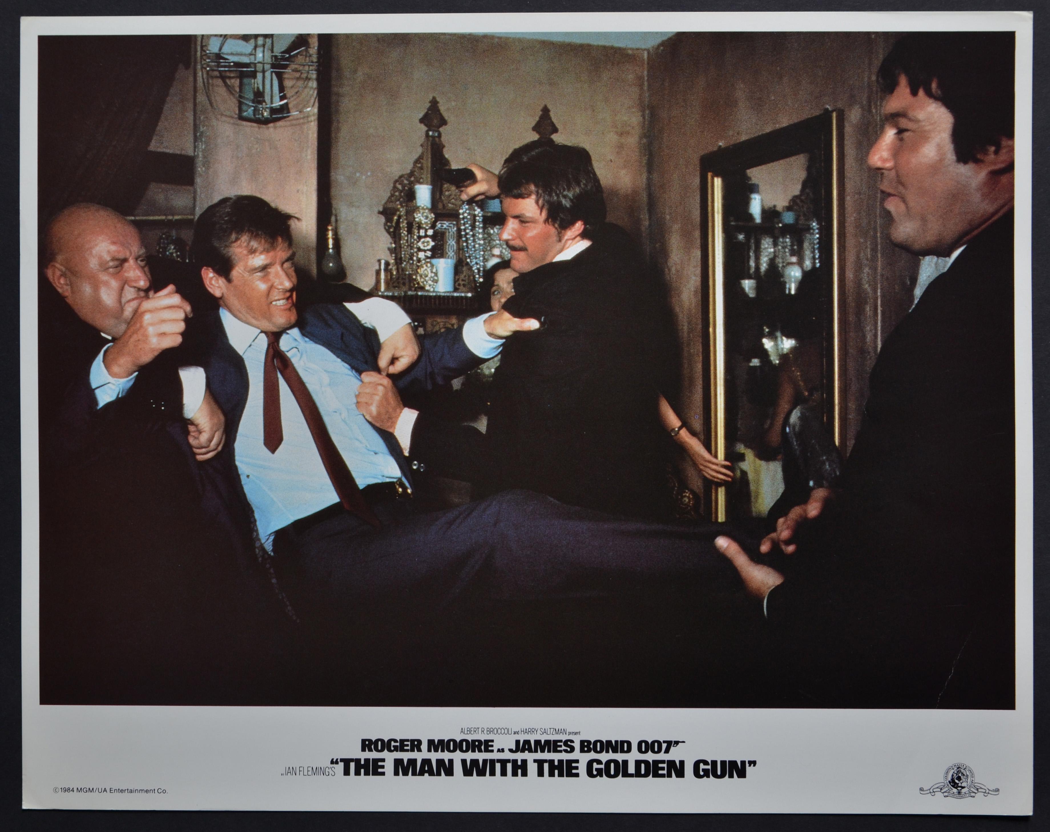 Unknown Interior Print - "James Bond 007 - The man with the golden gun" Original Lobby Card, UK 1974