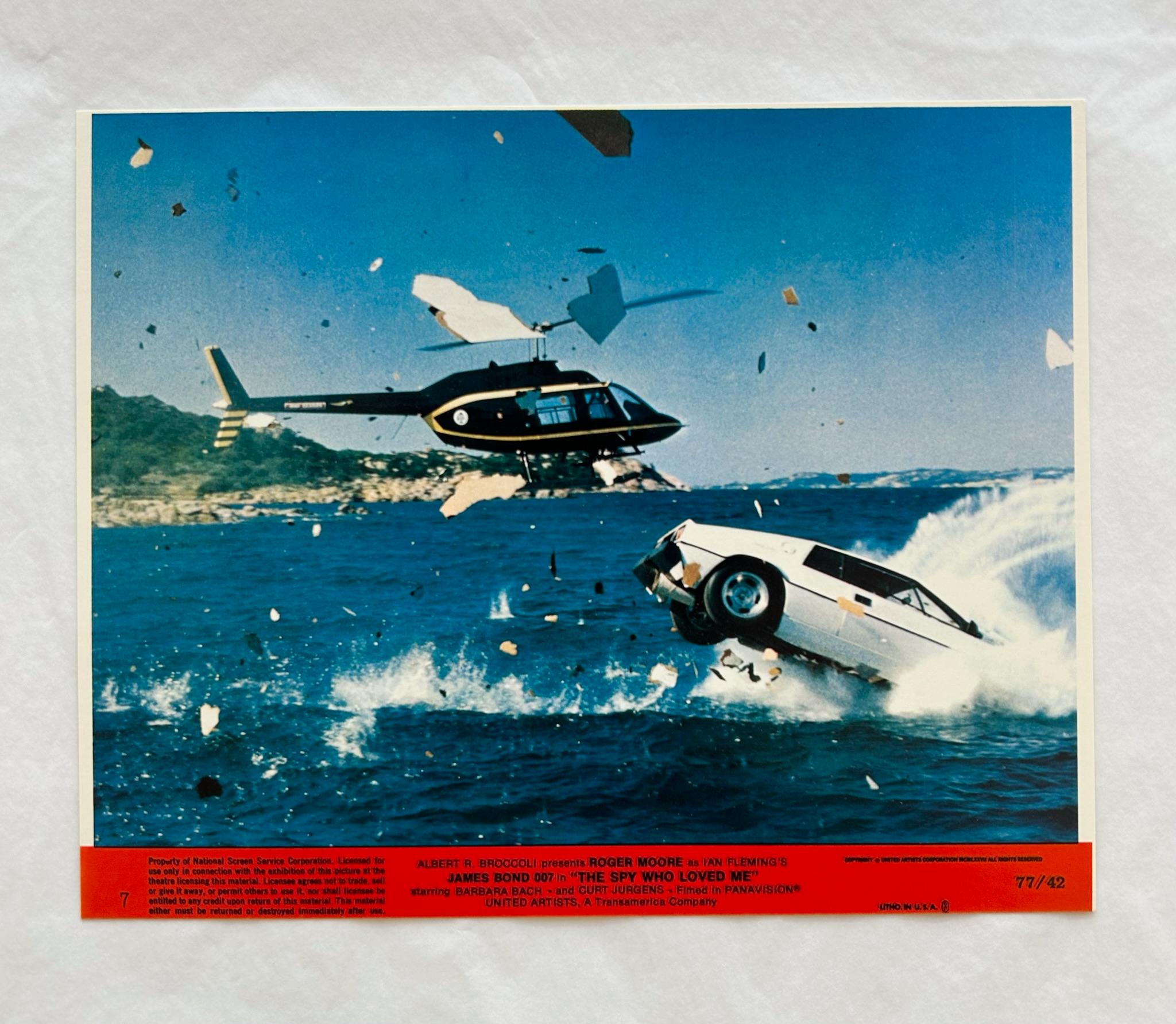 James Bond 007 The Spy Who Loved me - Original 1977 Cinema Lobby Card #7 - Print by Unknown